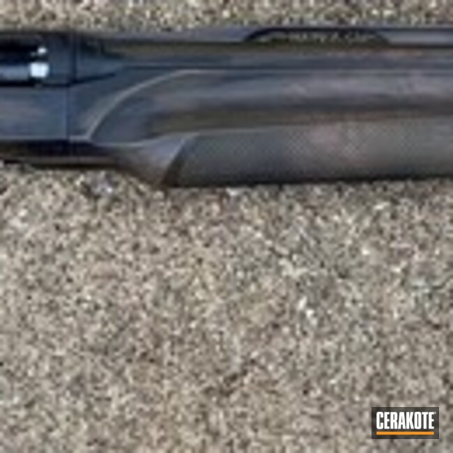 Cerakoted Freehand Cerakote Camo Finish On This Benelli Super Black Eagle Ii Shotgun