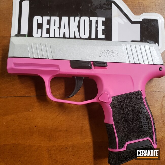 Cerakoted H-141 Prison Pink And H-151 Satin Aluminum