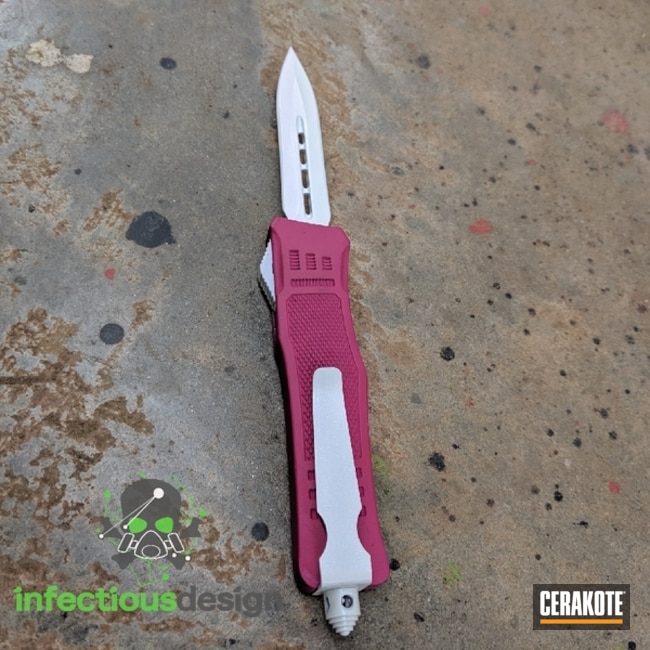 Cerakoted Two Toned Switchblade Knife