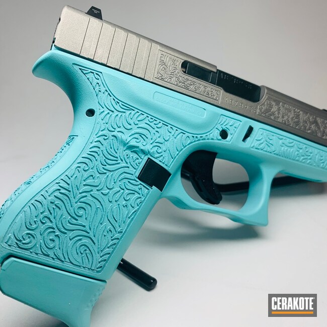 Cerakoted Glock 42s Cerakoted And Laser Engraved