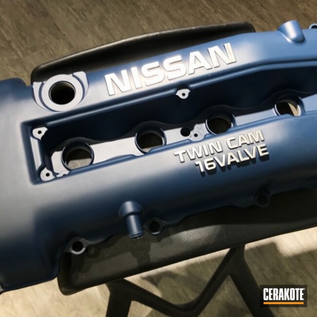 Cerakoted H-127 Kel-tec Navy Blue Nissan Valve Cover