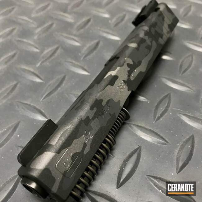 Cerakoted Glock 42 Slide In A Custom Multicam Finish