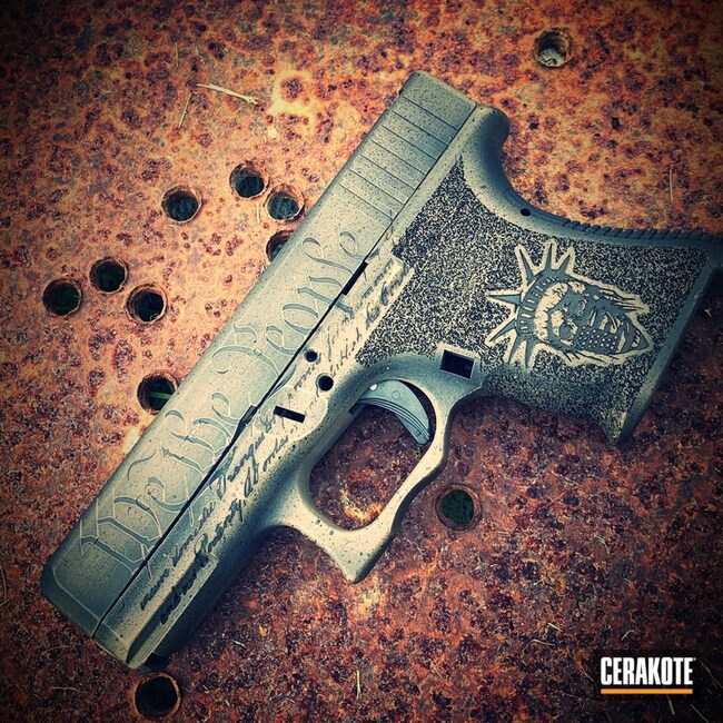 Cerakoted Battleworn Glock 30s Handgun