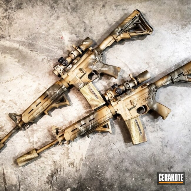 Cerakoted Custom Cerakoted Lwrc Ar-15 Rifles