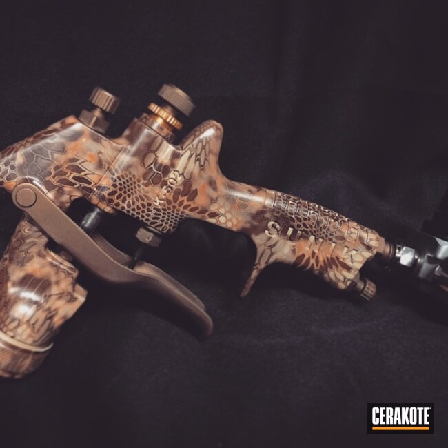 Cerakoted H-148 Burnt Bronze And Mc-161 Matte Ceramic Clear