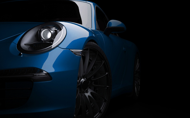 Race Car Coated With Cerakote In Socom Blue