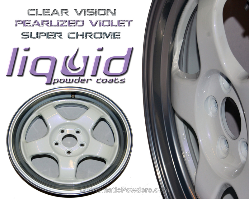 Base: Super Chrome Mid: Pearlized Violet Top: Clear Vision