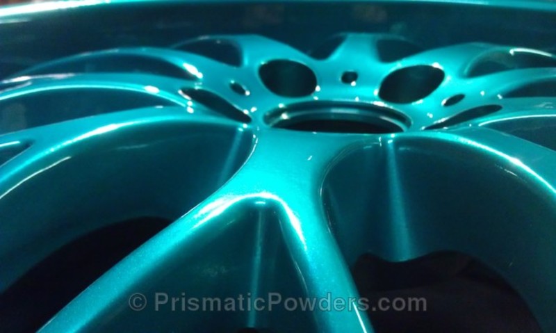 Super Chrome With Jamaican Teal Top Coat